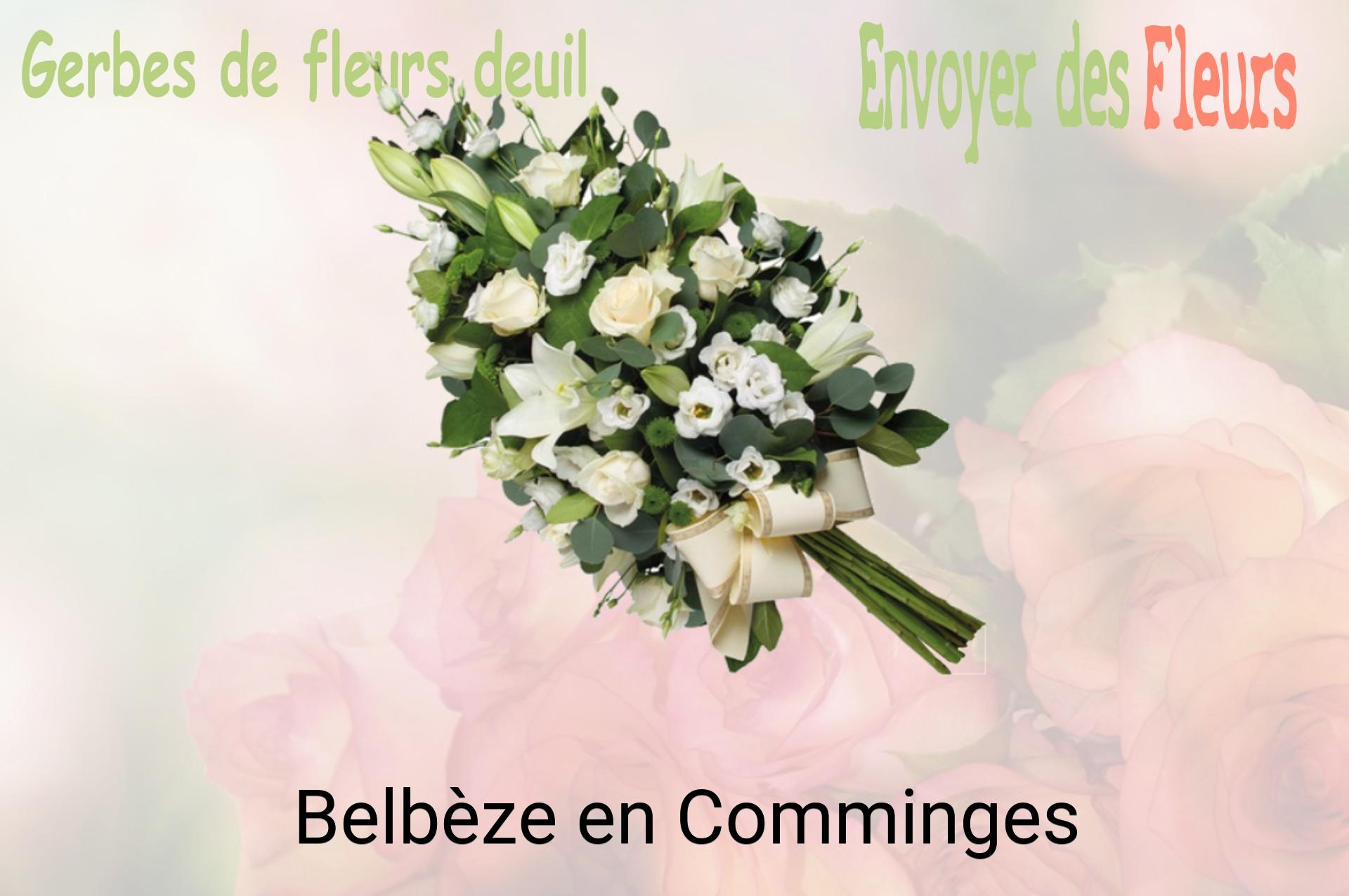 Gerbe de fleurs de deuil livrée à Belbèze-en-Comminges
